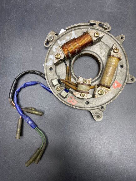 б/у Yamaha 40Q основание с катушками в сборе 6A0-85560-A2-00