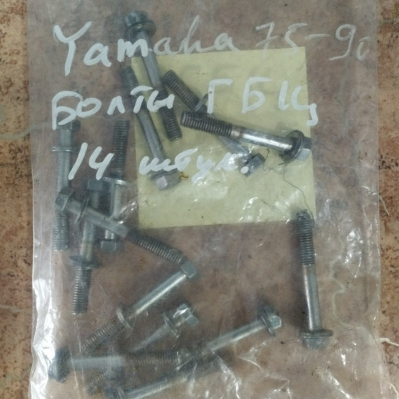 Б/у болты гбо Yamaha 75-90 комплект 14 штук Б/у болты гбо Yamaha 75-90 комплект 14 штук