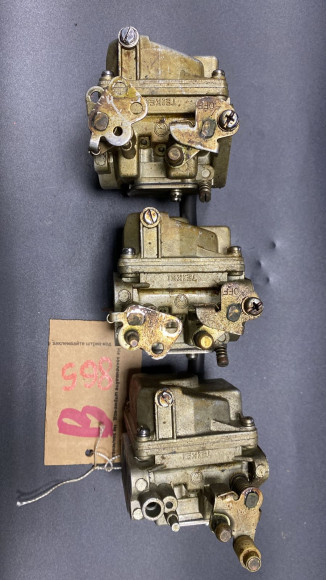 б/у Tohatsu M40 карбюраторы в сборе 3C8-03200-4,3C8-03207-4,3C8-03210-4