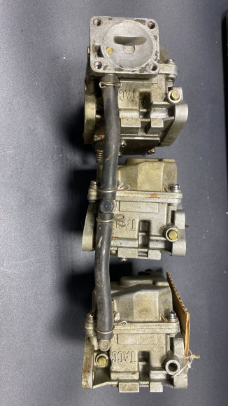 б/у Tohatsu M40 карбюраторы в сборе 3C8-03200-4,3C8-03207-4,3C8-03210-4