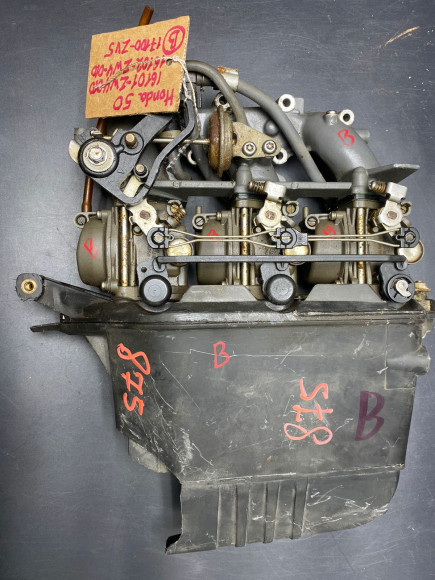 б/у Honda BF50 карбюраторы в сборе 16100-ZW4-013ZA
