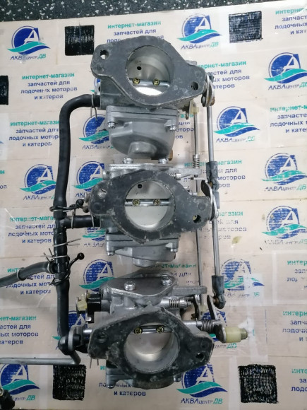 б/у Yamaha 70 карбюраторы в сборе 6H3-14301-08-00,6H3-14302-08-00,6H3-14303-08-00 б/у Yamaha 70 карбюраторы в сборе 6H3-14301-08-00,6H3-14302-08-00,6H3-14303-08-00