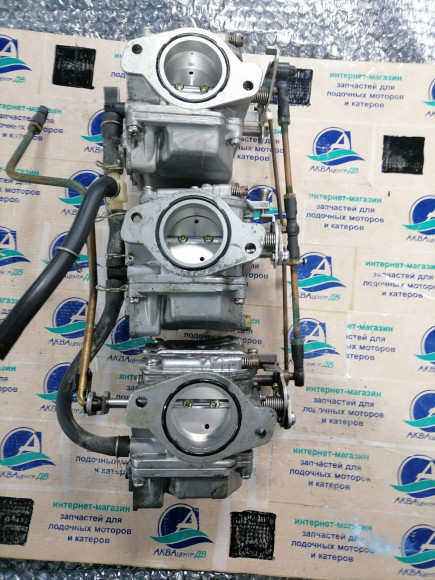б/у Tohatsu 70 карбюраторы в сборе 3F3-03200-0,3F3-03207-0,3F3-03210-0