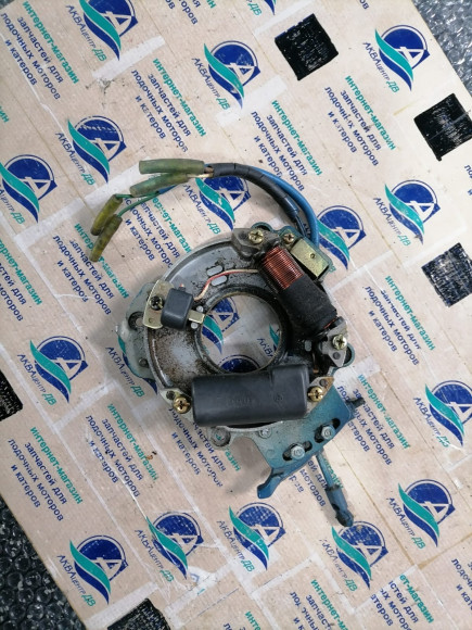 б/у Yamaha 9.9-15 основание с катушками в сборе 6E7-85560-A0-00 б/у Yamaha 9.9-15 основание с катушками в сборе 6E7-85560-A0-00