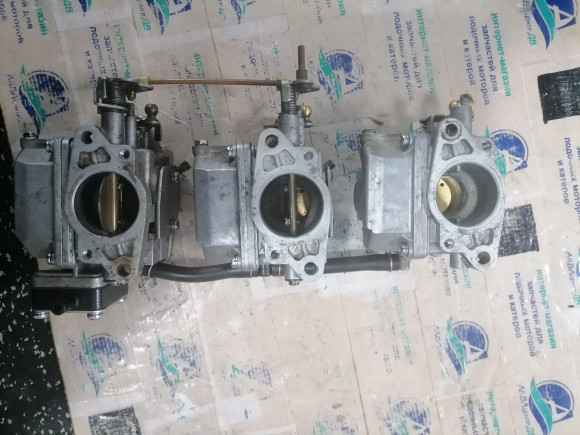 б/у Tohatsu 40 карбюраторы в сборе 3C8-03200-4,3C8-03207-4,3C8-03210-4