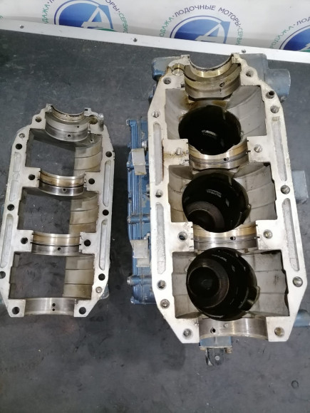 б/у Suzuki DT75-85 блок цилиндров 11301-95606-0ED,11111-95630-0ED